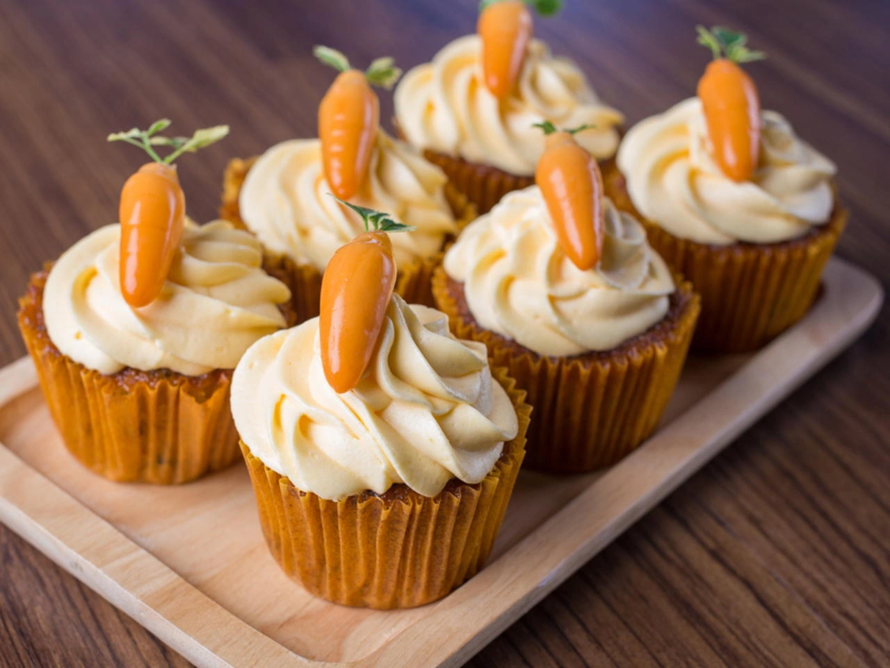 Cupcakes de zanahoria